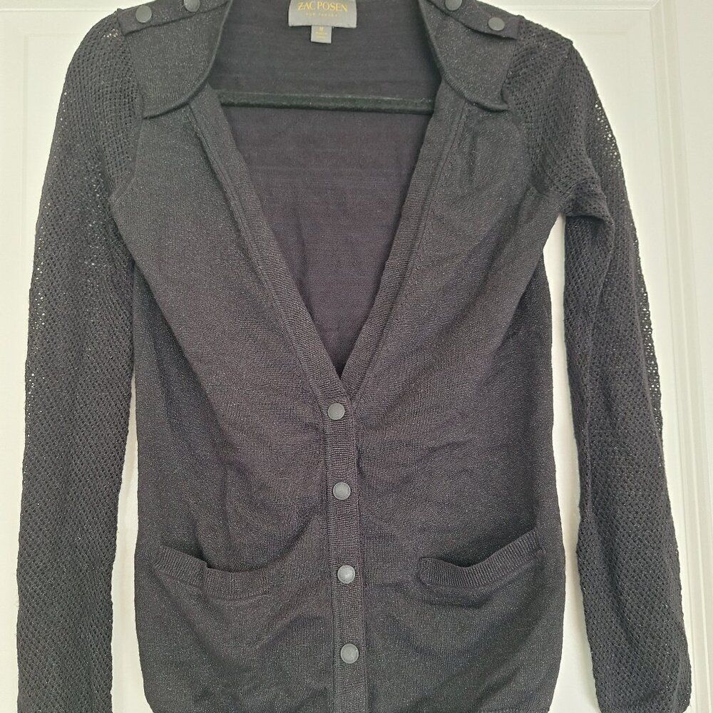 Zac Posen for target Sparkly black cardigan‎
